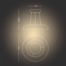 Philips Hue Ambiance Amaze LED Pendant Light White 25W 2750-2900lm