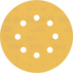 Bosch Expert C470 Sanding Discs 8 Hole Punched 125mm 400 Grit 50