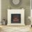 Be Modern Linmere Electric Fireplace White 1120mm x 330mm x 995mm