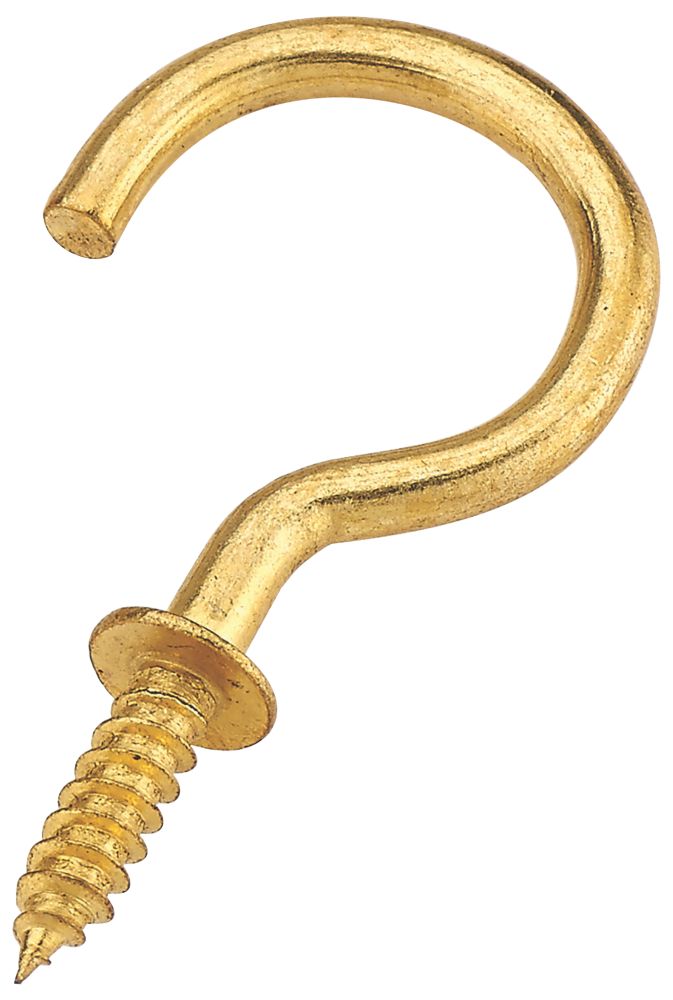 Brass Plated Cup Hooks, Hobby Lobby