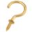 Easyfix  Electro Brass Cup Hooks  x  10 Pack