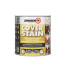 Zinsser  1Ltr White Matt Stain Block Wall Primer