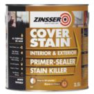 Zinsser Cover Stain Primer White Matt 2.5Ltr