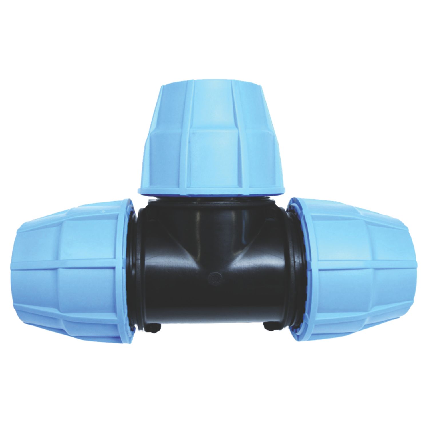 FloPlast 496124 MDPE Compression Equal Tee 25mm (17141)