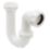 FloPlast Tubular Swivel P Trap White 32mm
