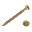 Goldscrew  PZ Double-Countersunk Thread Cutting Multipurpose Screws 4mm x 45mm 200 Pack