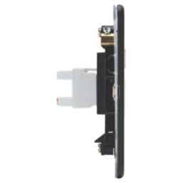 Knightsbridge SFC6AT 1-Gang RJ45 Anthracite with Colour-Matched Inserts