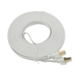 Labgear White Shielded RJ45 Cat 8 Patch Lead 10m