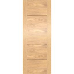 Green & Taylor  Satin Lacquered Oak Wooden Ladder Internal Fire FD30 Door 1981mm x 838mm