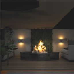 Calex Bergamo Outdoor Up & Downlight Black