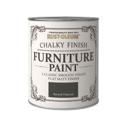 Rust-oleum Universal 750ml Natural Charcoal Black Chalky Furniture Paint