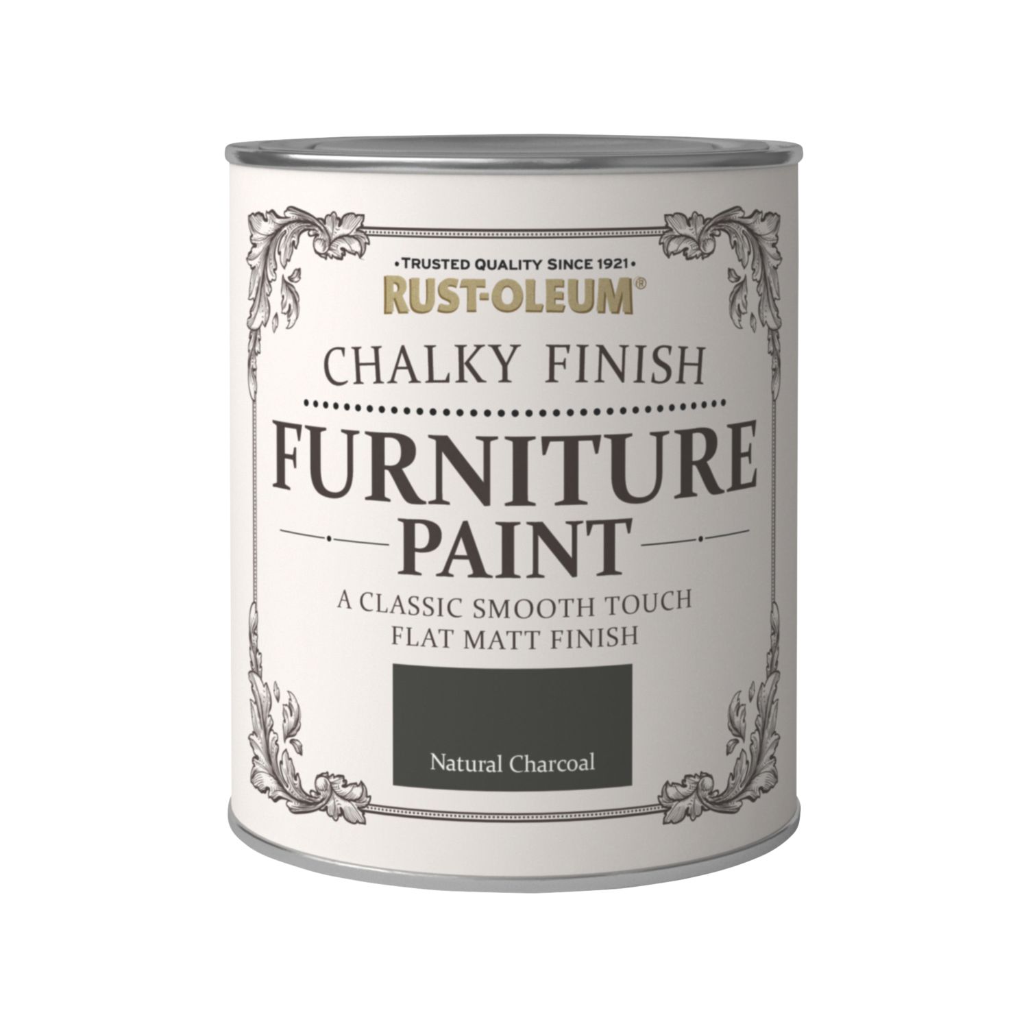 Rust-oleum Universal 750ml Natural Charcoal Black Chalky Furniture Paint (171GV)