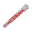 Fischer DuoPower Long Nylon Wall Plugs 8mm x 65mm 50 Pack