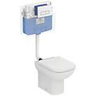 Ideal Standard i.life A BTW WC with Concealed Cistern Dual-Flush 6/4Ltr