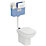 Ideal Standard i.life A Soft-Close BTW WC with Concealed Cistern Dual-Flush 6/4Ltr