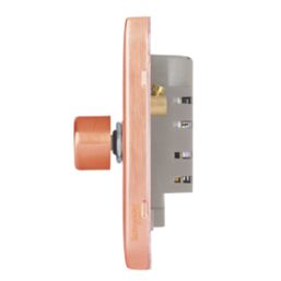 Schneider Electric Lisse Deco 1-Gang 2-Way  Dimmer Switch  Copper