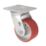 Essentials Industrial Swivel Castor 100mm Red