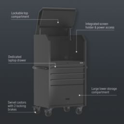 Bunker  4-Drawer Diagnostic Trolley