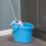 Hillbrush Hygiemix Looped Mop Head Blue 15 Pack