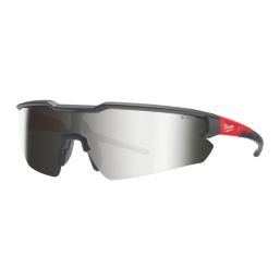 Milwaukee  Silver Mirror Lens Safety Specs