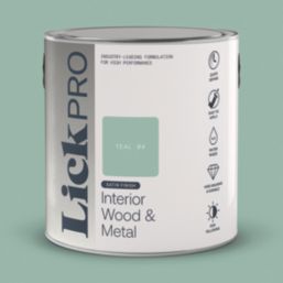 LickPro 2.5Ltr Teal 04 Satin Water-Based Trim Paint