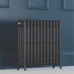 Arroll Edwardian 650mm x 728mm 3360BTU Anthracite Horizontal Designer Radiator