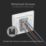 British General Evolve 20A 16AX 1-Gang Intermediate Light Switch Brushed Steel with White Inserts