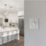 British General Evolve 20A 16AX 1-Gang Intermediate Light Switch Brushed Steel with White Inserts