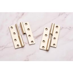 Smith & Locke Satin Nickel  Lift Off Butt Hinges 100mm x 64mm 2 Pack