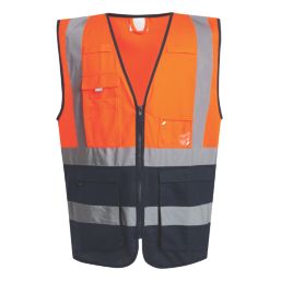 Regatta Pro Executive Vest Hi-Vis Vest Orange/Navy Small 37.5" Chest