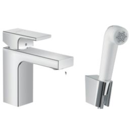 Hansgrohe Vernis Shape 100 Chrome 148mm Mono Bidet Mixer Tap