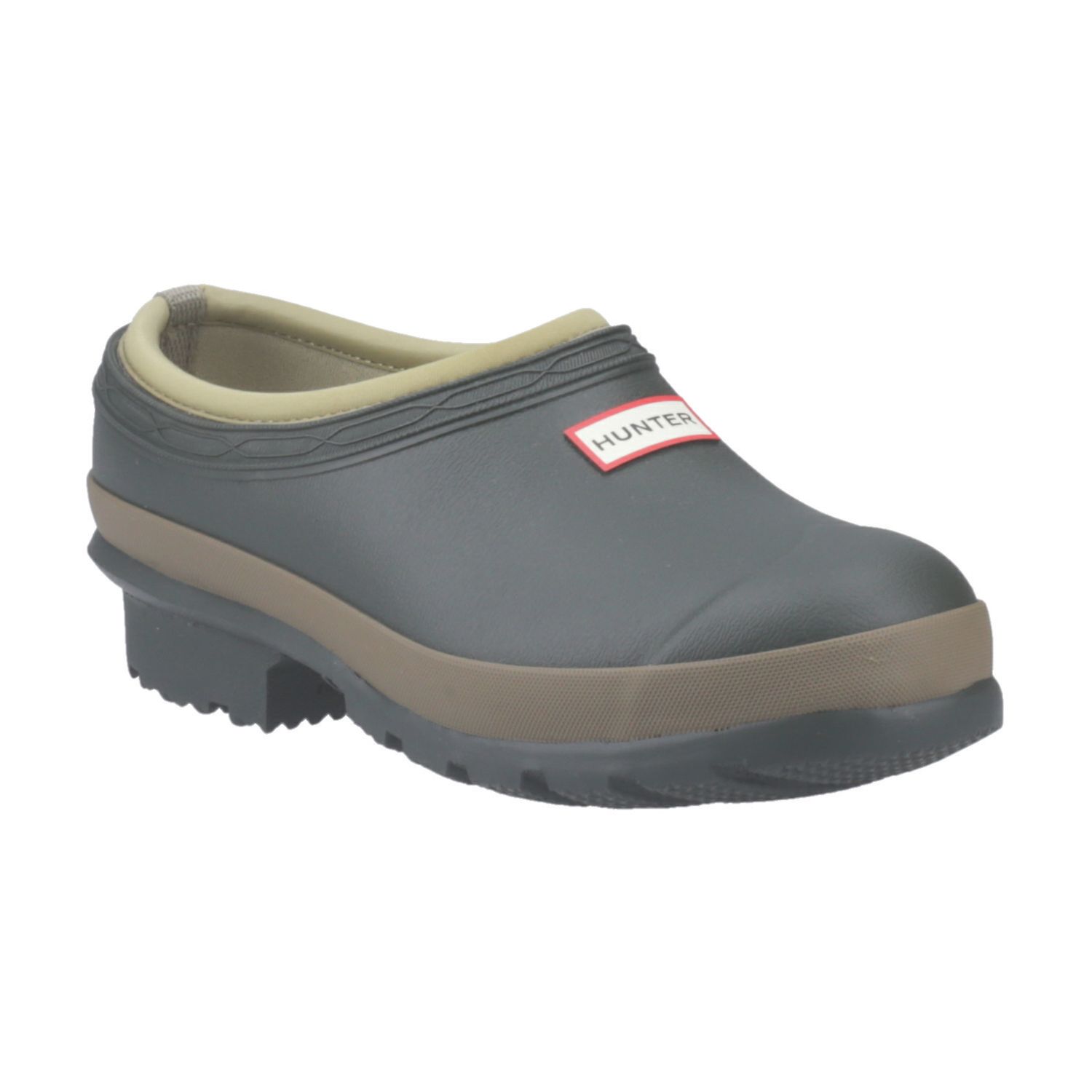 Hunter Gardener Size 7 Womens Dark Green Waterproof Slip-On Non Safety Work Clogs (171XN)