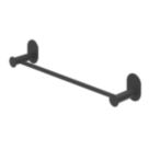 Swirl Caldew Bathroom Towel Rail Black 445mm x 80mm x 70mm