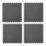 Garage Floor Tile Company Recycled X-Joint Interlocking Floor Tiles Graphite 7mm 4 Pack