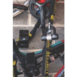 Burg-Wachter Hardened Steel Heavy Duty Security Kit: Chain, Lock & Ground Anchor 2m x 10mm