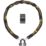 Burg-Wachter Hardened Steel Heavy Duty Security Kit: Chain, Lock & Ground Anchor 2m x 10mm