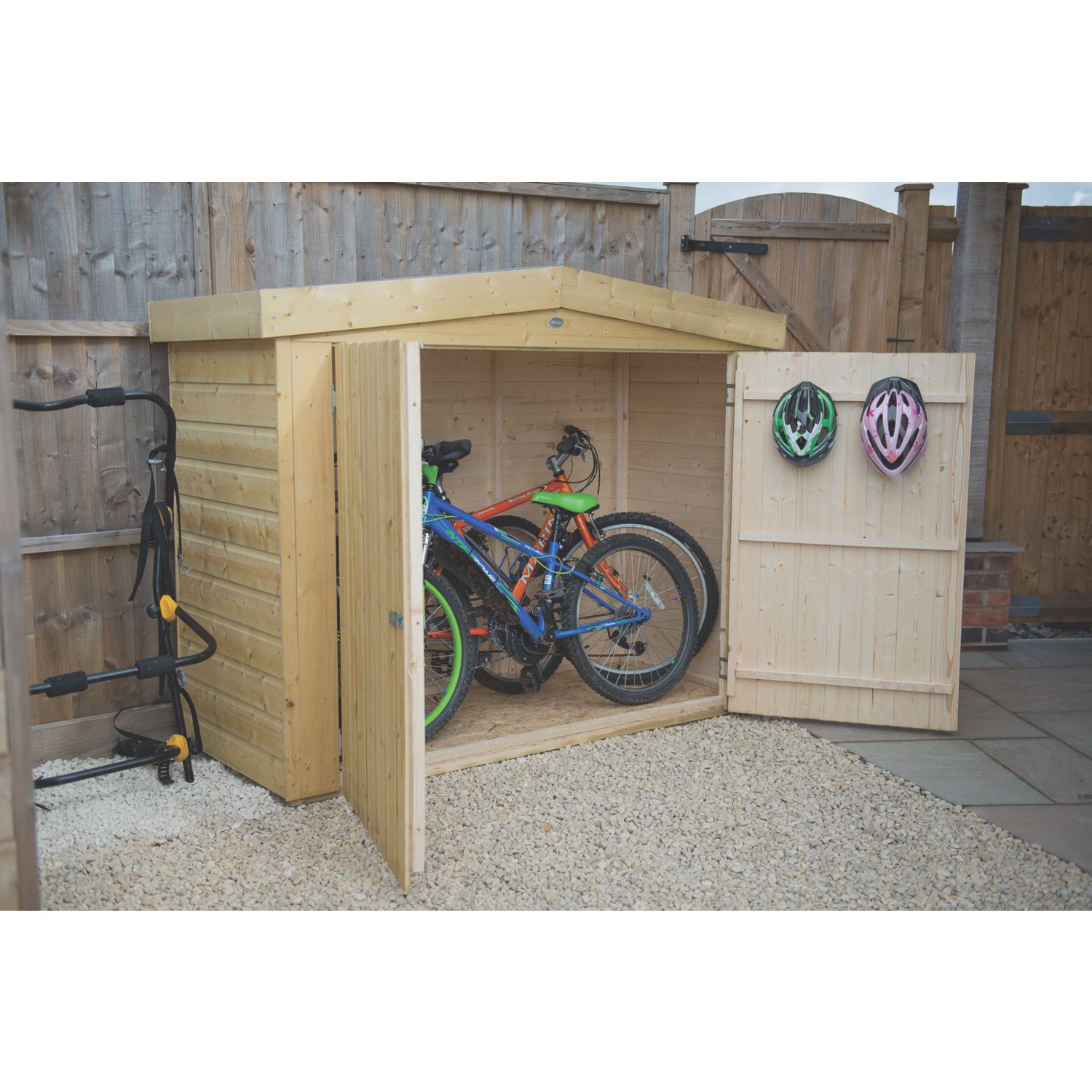 Forest 6' x 2' 6" (Nominal) Apex Shiplap Timber Storage Box (1721X)
