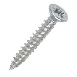 Quicksilver  PZ Double-Countersunk Thread Cutting Woodscrews 10ga x 1" 200 Pack