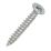 Quicksilver  PZ Double-Countersunk Thread Cutting Woodscrews 10ga x 1" 200 Pack