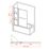 Semi-Framed Chrome Bath Screen Reversible 1000mm x 1500mm