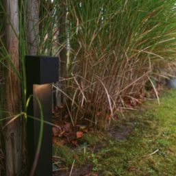 Lutec Gemini XF 650mm Outdoor LED Bollard Light Black 7.4W 500lm