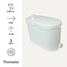 Flomasta  Grey Water Macerator Pump Kitchen Utilities & Bath 400W 220-240V