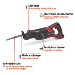 Einhell Professional TP-AP 18/32 Li BL 18V Li-Ion Power X-Change Brushless Cordless Reciprocating Saw - Bare
