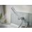 Bristan Cobalt Chrome-Plated 123mm Deck Mounted Dual Control Manual Shower Mixer Tap