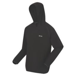 Regatta Montes Fleece Hoodie Black XXX Large 50" Chest - Screwfix