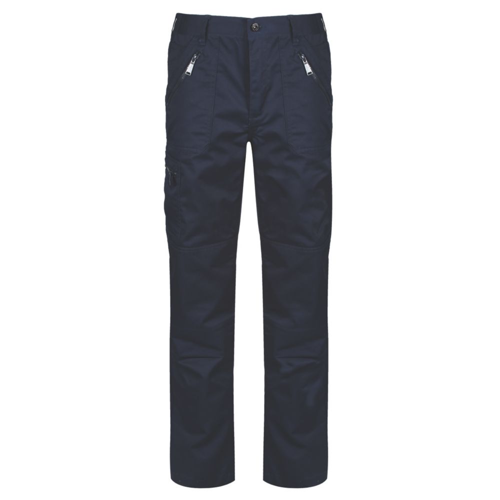 Regatta Mens Blue Work Trousers Mens Workwear Screwfix