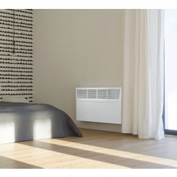 Manrose HP24TIMPH150T 1500W Electric Wall-Mounted Panel Heater 440mm x 615mm White 5200BTU