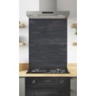 Wilsonart  Charred Cedar Hob Splashback 600mm x 800mm x 4mm
