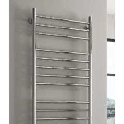 Reina 1500mm x 600mm 2400BTU Stainless Steel Flat Designer Towel Radiator