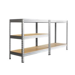 5-Tier Galvanised Steel Rivet Shelving Unit 900mm x 450mm x 1800mm